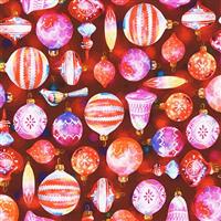 Glow- Ornaments- Cranberry