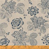 Willow- Stippled Floral- Linen