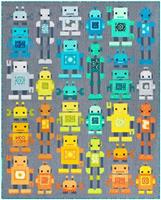 Robots Quilt Kit by Elizabeth Hartman feat. Pla...