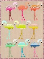 Florence Flamingo Quilt Kit by Elizabeth Hartman feat. Sunroom