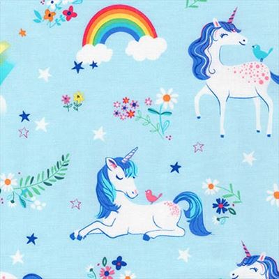 Happy Little Unicorns- Main- Blue
