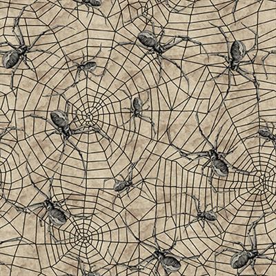 Deja Boo!- Spiderwebs- Taupe