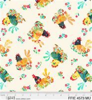 Feathered Fiesta- Chickens Toss- Multi