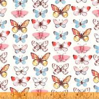 Farm Meadow- Butterflies- Ivory