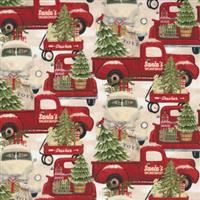 Home for the Holidays- Trucks- Cream