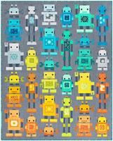 Robots Quilt Kit by Elizabeth Hartman feat. Planetarium