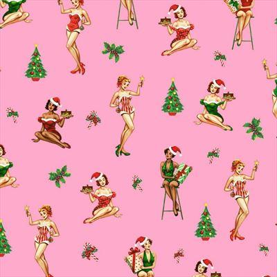 Under the Mistletoe- Christmas Darlings- Pink