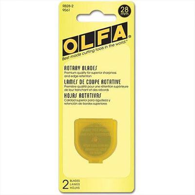 OLFA 28mm Rotary Blades- 2 Pack